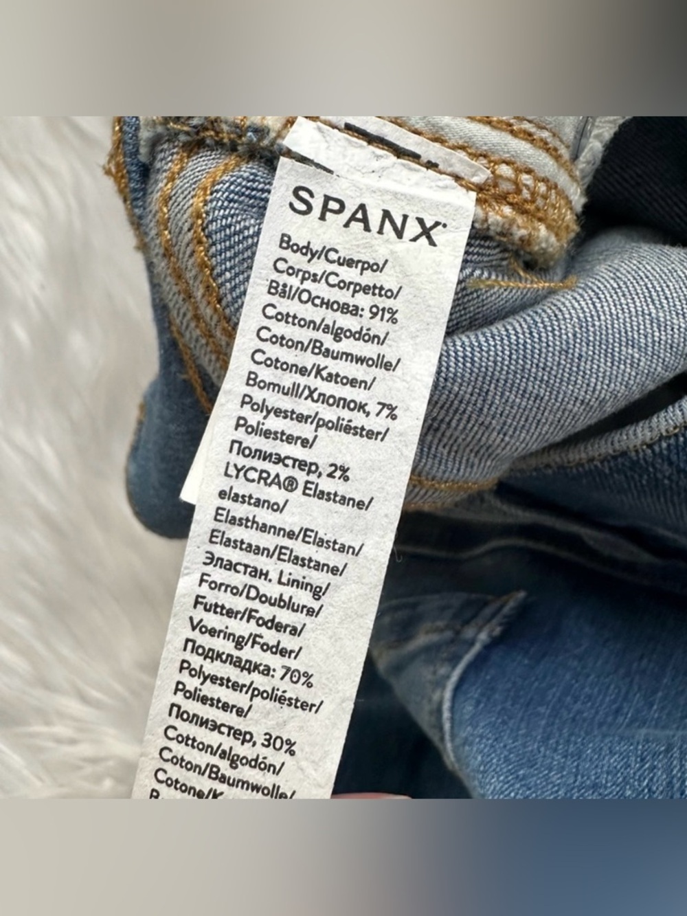 Spanx Seamed Front Wide Leg High Rise Raw Hem Capris Size XL - Picture 8 of 9